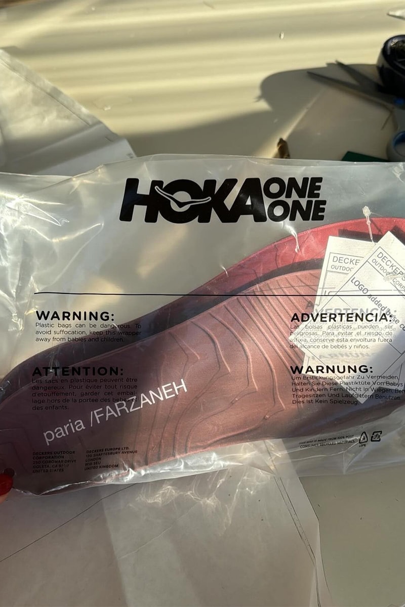 Paria Farzaneh x HOKA 全新聯乘率先曝光