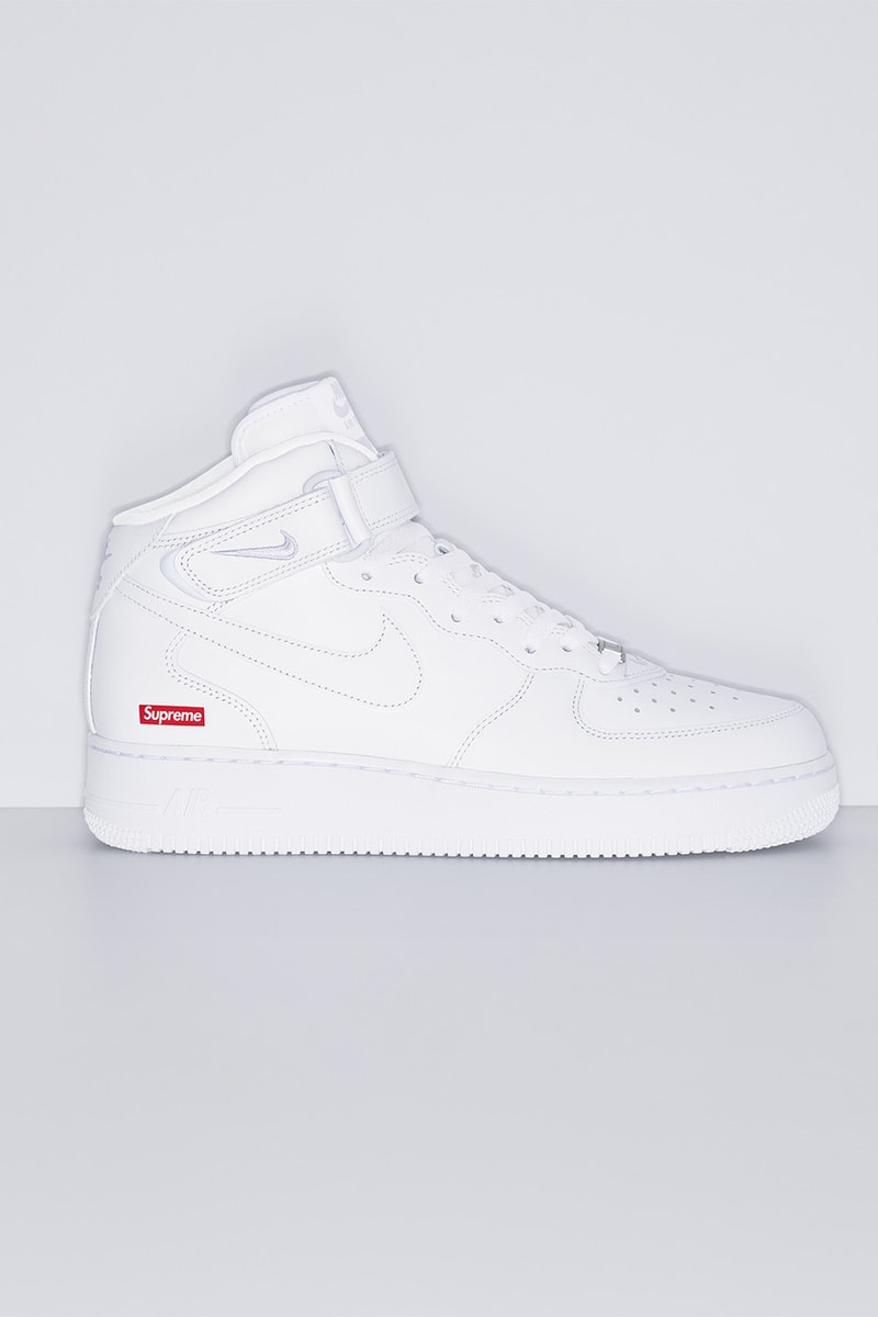Supreme x Nike Air Force 1 Mid 最新聯名鞋款正式登場