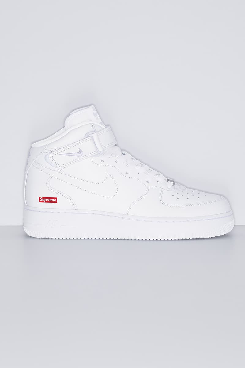 Supreme x Nike Air Force 1 Mid 最新聯名鞋款正式登場
