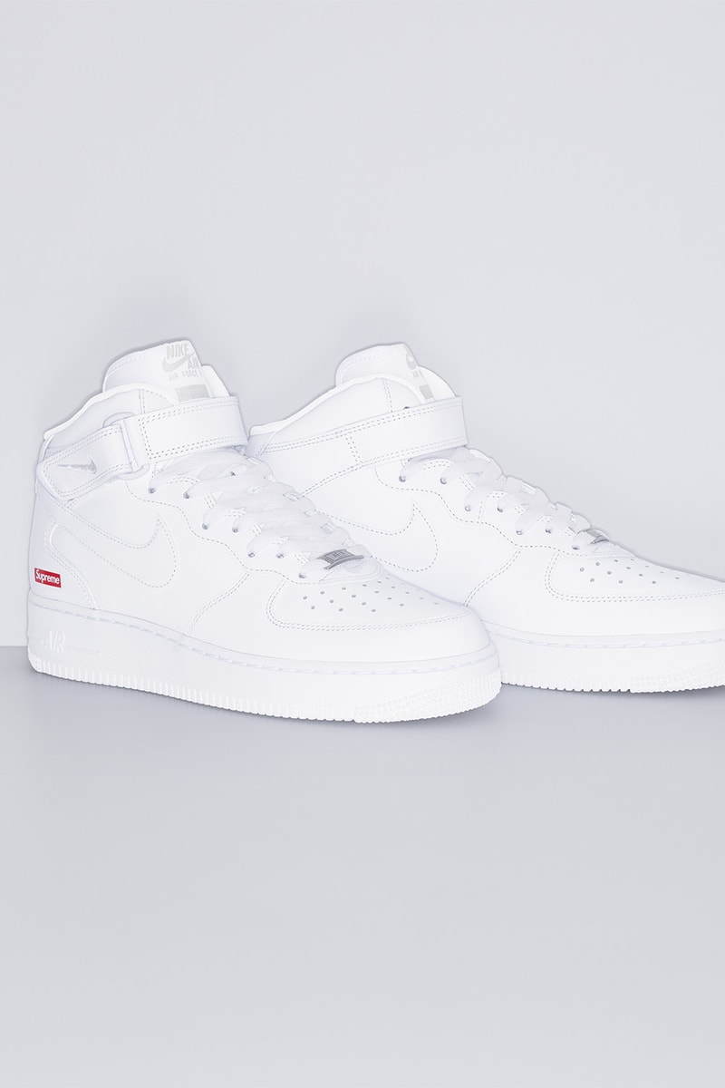 Supreme x Nike Air Force 1 Mid 最新聯名鞋款正式登場