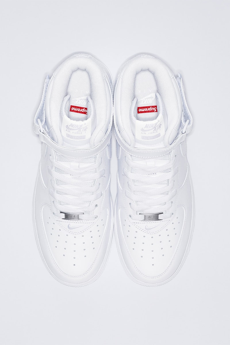 Supreme x Nike Air Force 1 Mid 最新聯名鞋款正式登場