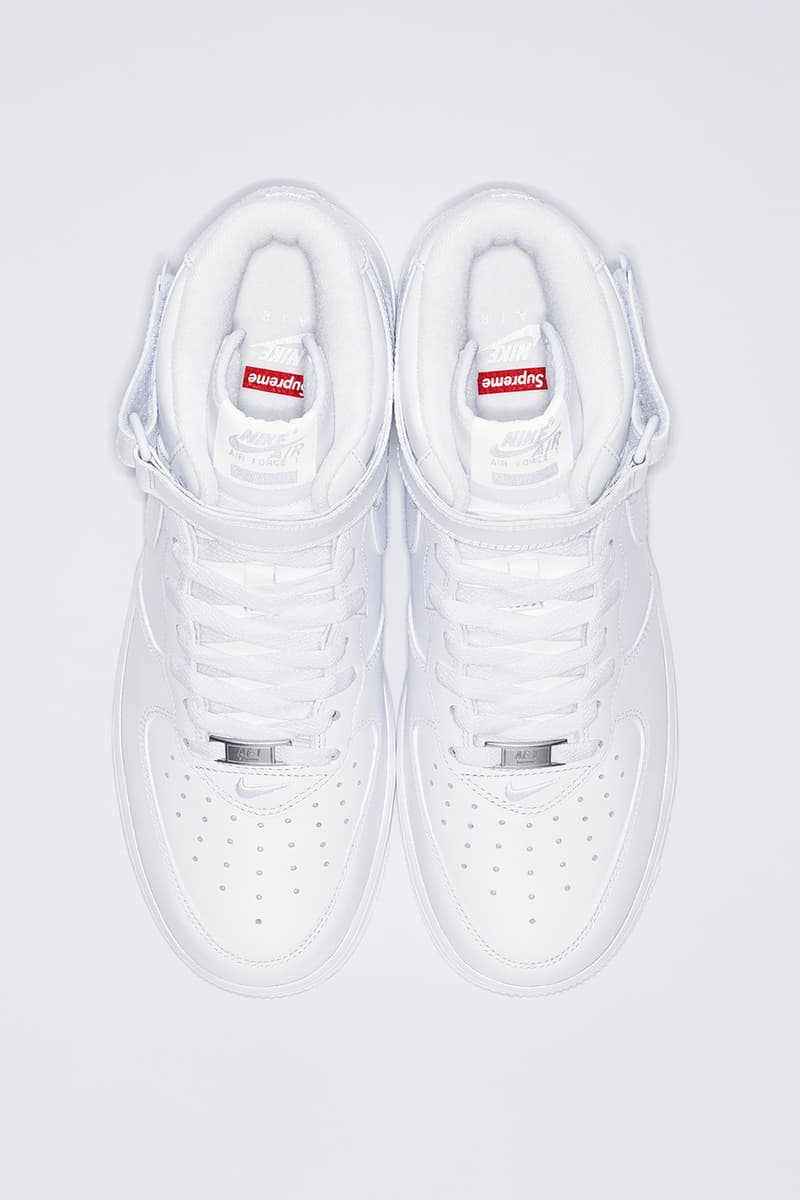Supreme x Nike Air Force 1 Mid 最新聯名鞋款正式登場