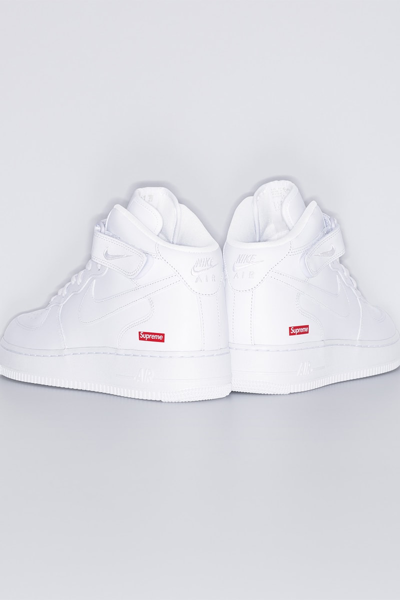 Supreme x Nike Air Force 1 Mid 最新聯名鞋款正式登場