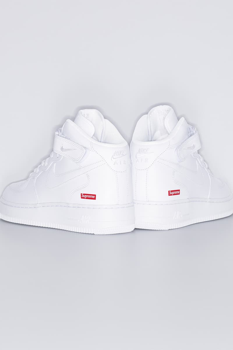 Supreme x Nike Air Force 1 Mid 最新聯名鞋款正式登場