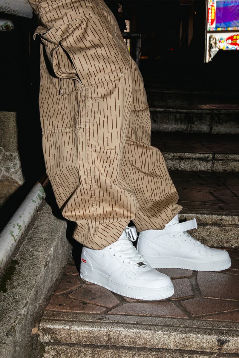 Supreme x Nike Air Force 1 Mid 最新聯名鞋款正式登場