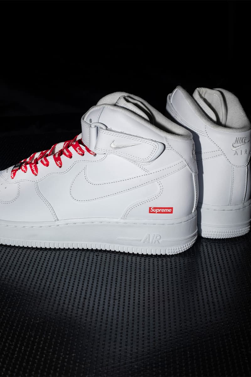 Supreme x Nike Air Force 1 Mid 最新聯名鞋款正式登場