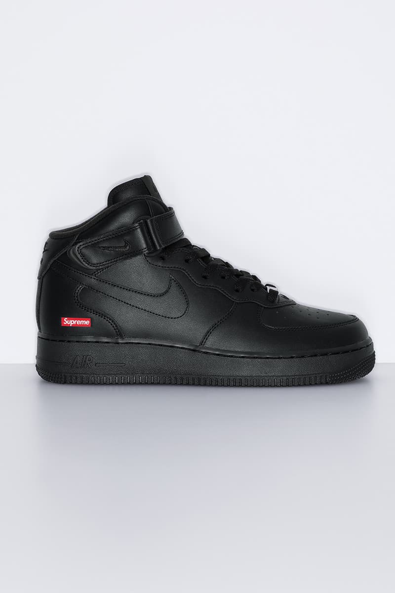 Supreme x Nike Air Force 1 Mid 最新聯名鞋款正式登場