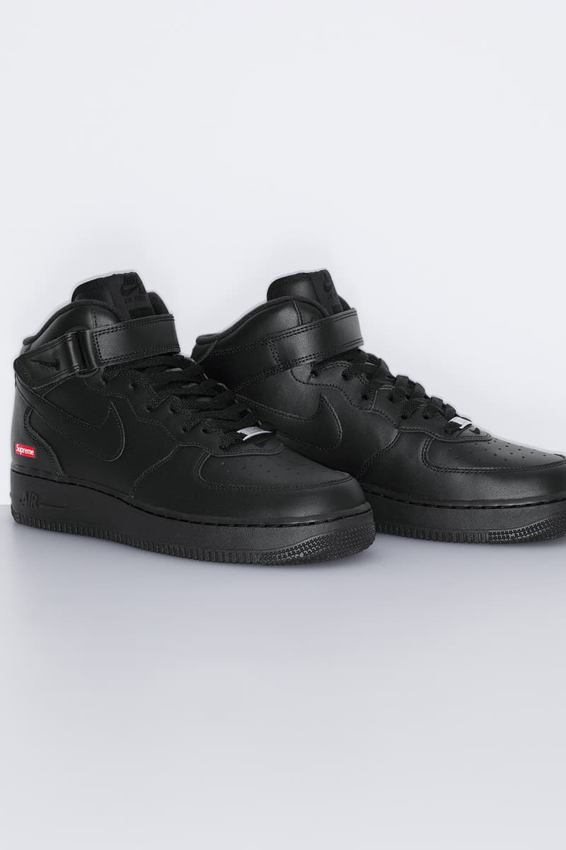 Supreme x Nike Air Force 1 Mid 最新聯名鞋款正式登場