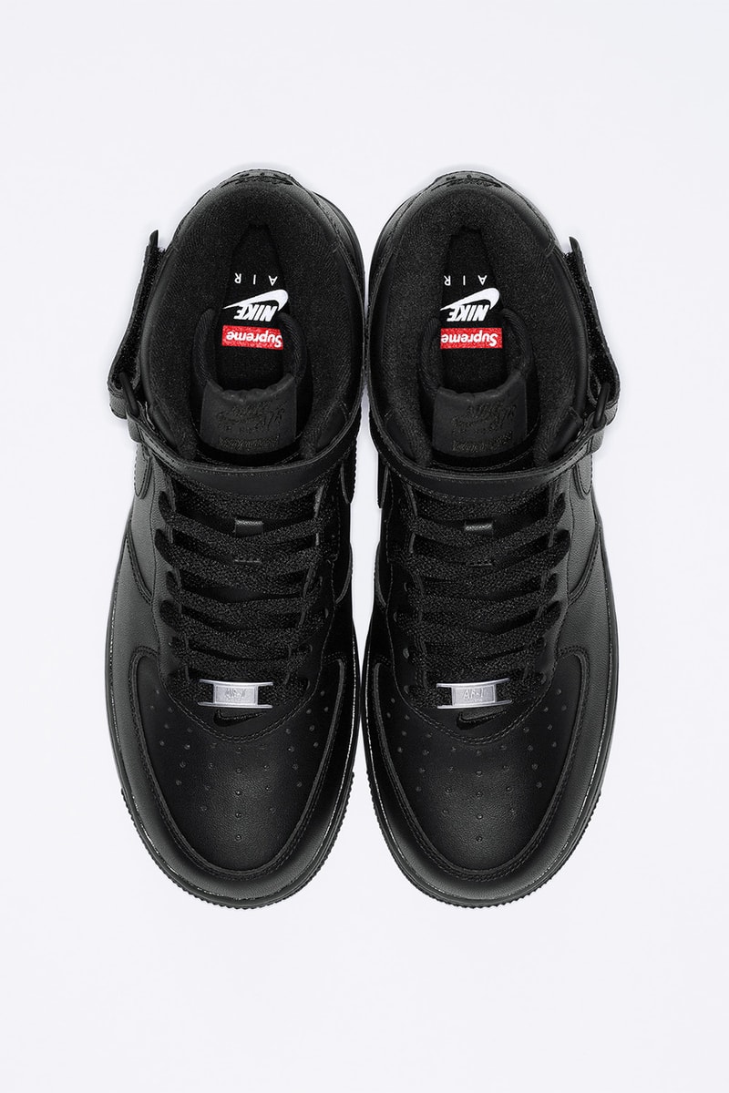 Supreme x Nike Air Force 1 Mid 最新聯名鞋款正式登場
