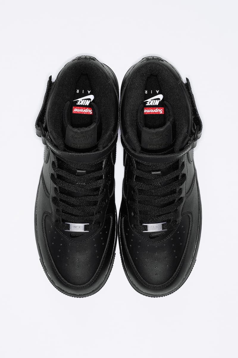 Supreme x Nike Air Force 1 Mid 最新聯名鞋款正式登場