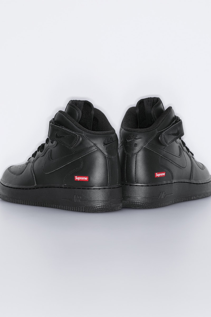 Supreme x Nike Air Force 1 Mid 最新聯名鞋款正式登場