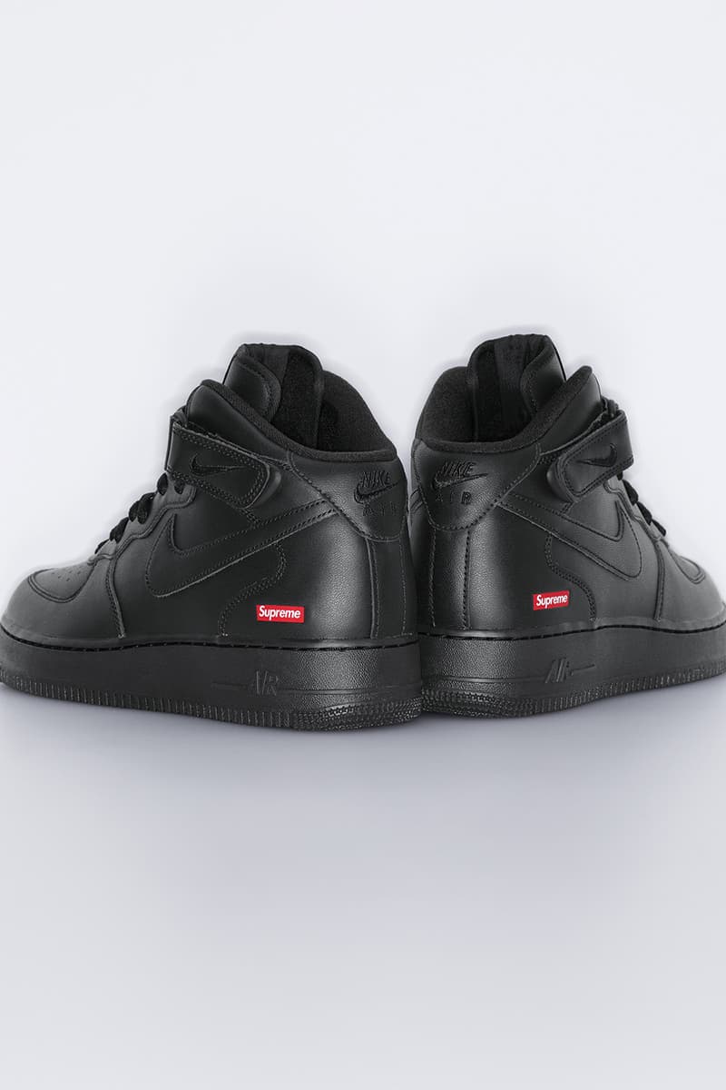 Supreme x Nike Air Force 1 Mid 最新聯名鞋款正式登場