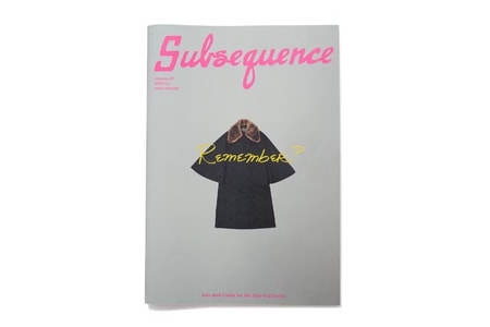 visvim 雜誌《Subsequence》第 7 期紀念活動正式登場