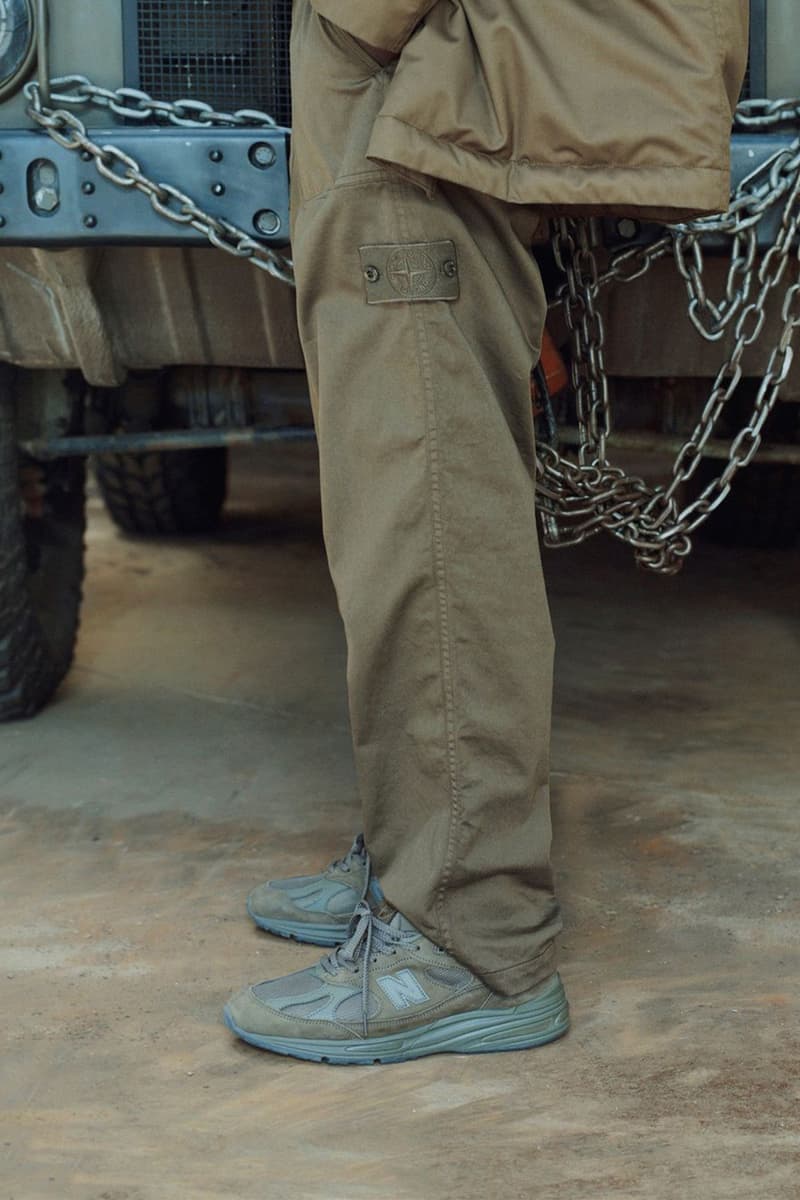 Stone Island x New Balance MADE in UK 991v2 最新聯名系列鞋款正式登場