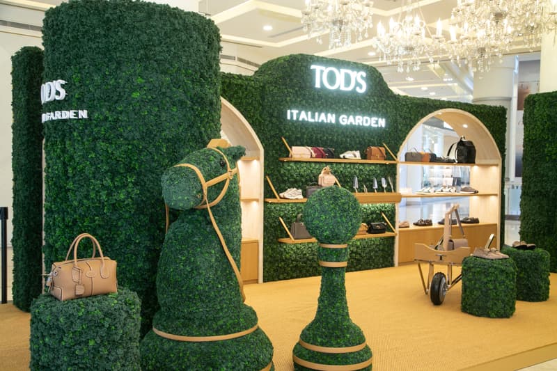 TOD’S 全新「義式花園 ITALIAN GARDEN」期間限定店正式登陸台北微風廣場