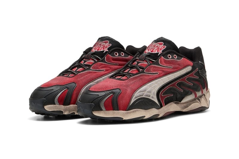 A$AP Rocky x PUMA Inhale 全新 Distressed 配色「Black-Pop Red」正式發佈