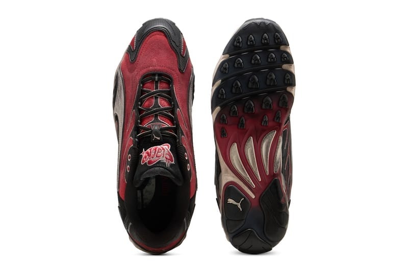 A$AP Rocky x PUMA Inhale 全新 Distressed 配色「Black-Pop Red」正式發佈