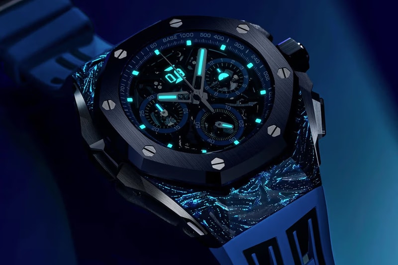 Audemars Piguet 推出全新 Royal Oak Concept 鍛造碳雙追針 GMT 錶款