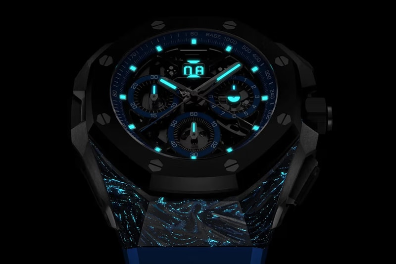 Audemars Piguet 推出全新 Royal Oak Concept 鍛造碳雙追針 GMT 錶款
