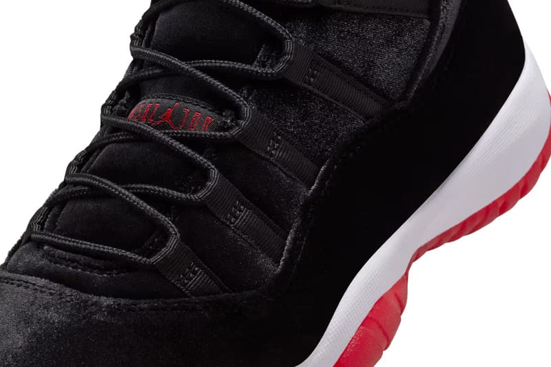 Air Jordan 11 全新配色「Bred Velvet」官方圖輯、發售情報正式公開