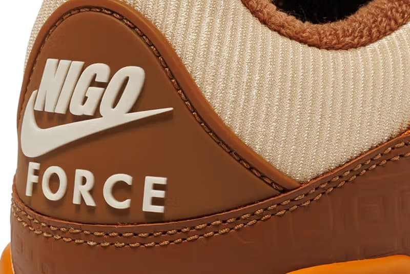 Nigo x Nike Air Force 3 Low 全新配色「Light British Tan」率先曝光