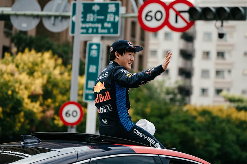 角田裕毅急速操駕,走進台灣首屆 Red Bull Showrun Formula 1 展演活動