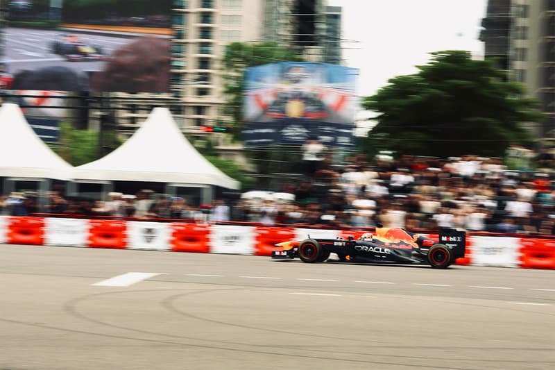角田裕毅急速操駕,走進台灣首屆 Red Bull Showrun Formula 1 展演活動