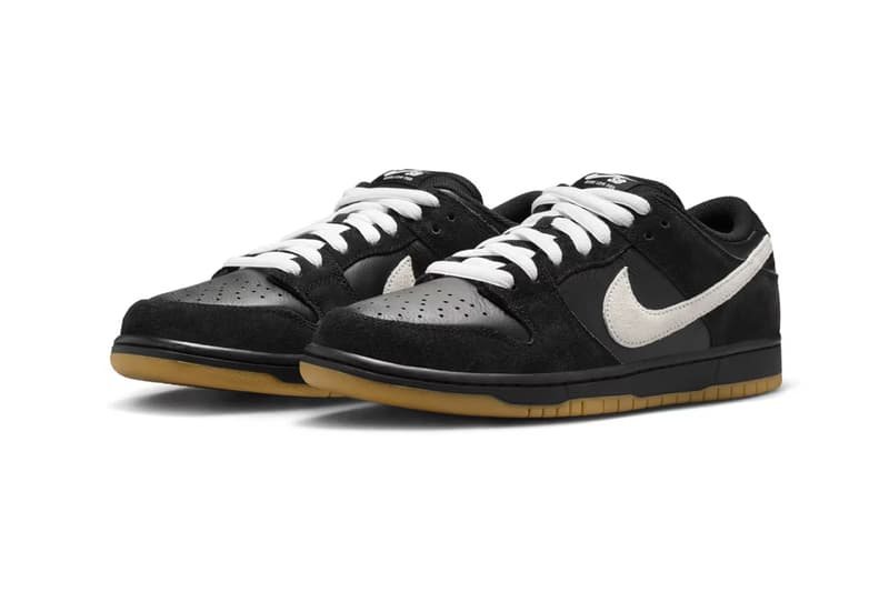 Nike SB Dunk Low 最新配色「Black/White/Gum」率先曝光