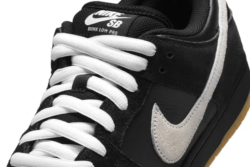 Nike SB Dunk Low 最新配色「Black/White/Gum」率先曝光