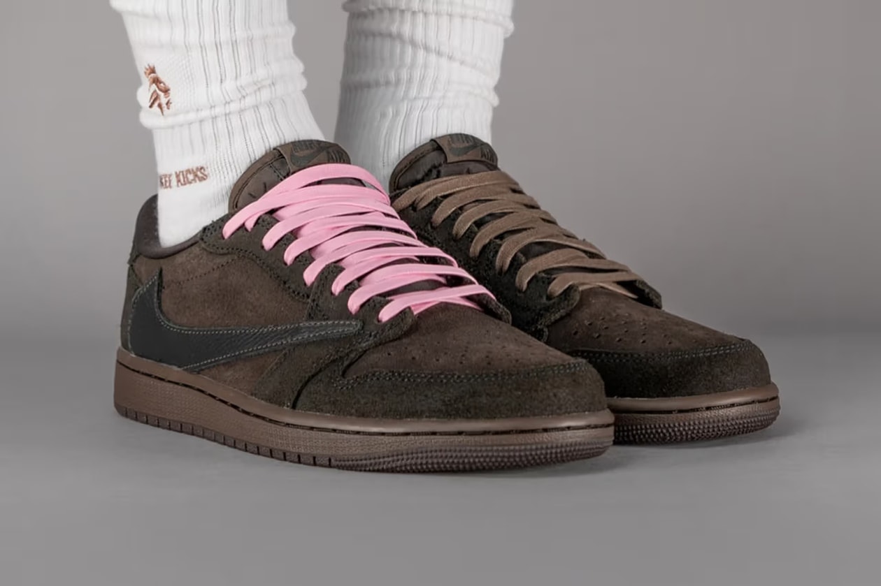 Travis Scott x Air Jordan 1 Low OG 最新聯名配色「Dark Mocha」上腳圖輯