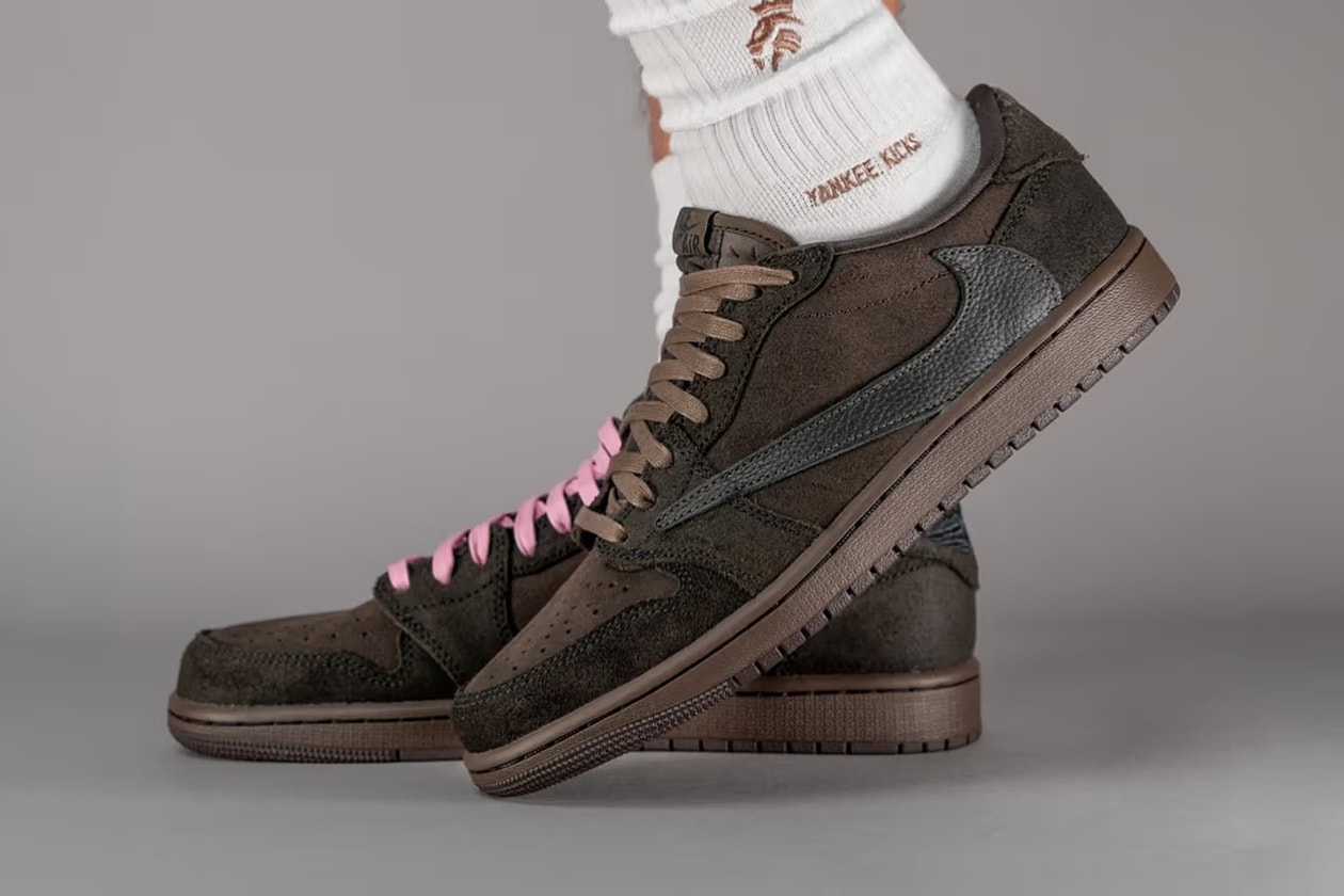 Travis Scott x Air Jordan 1 Low OG 最新聯名配色「Dark Mocha」上腳圖輯