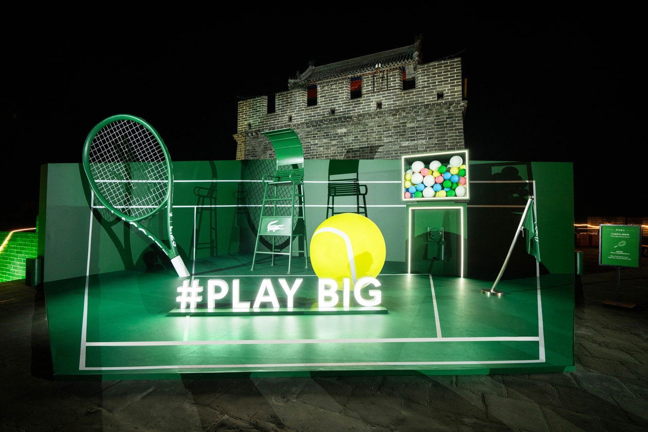 Lacoste Celebrates Novak Djokovic in Landmark Event at the Great Wall