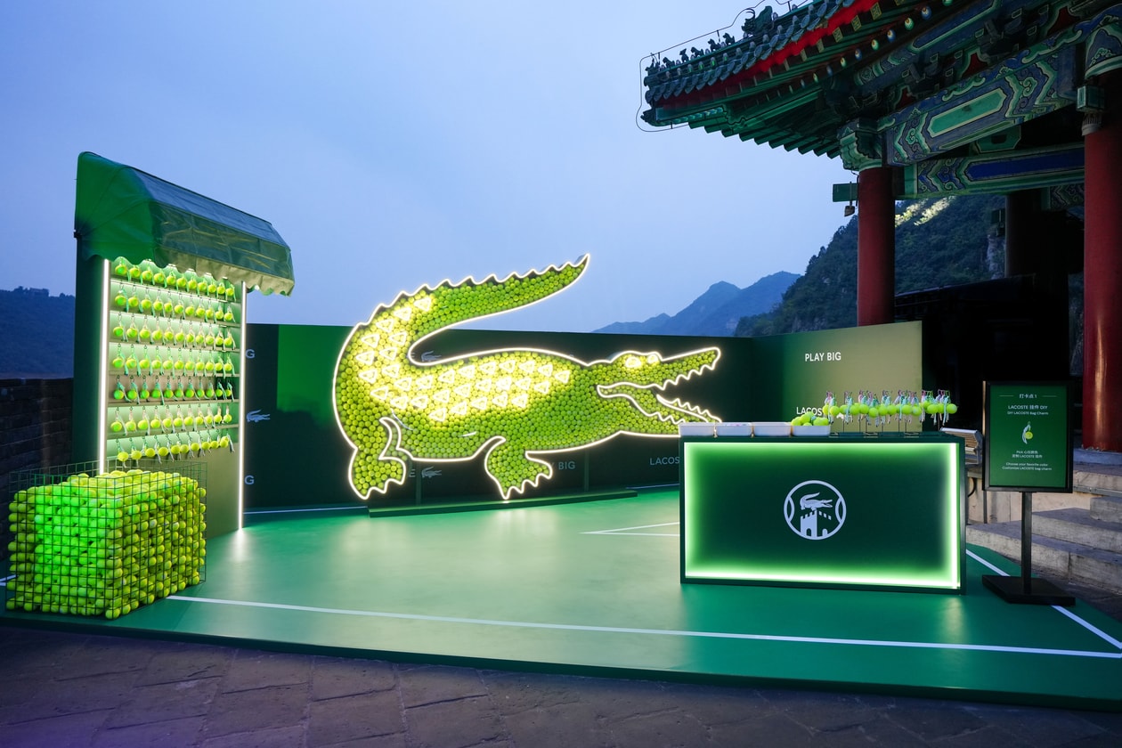 Lacoste Celebrates Novak Djokovic in Landmark Event at the Great Wall