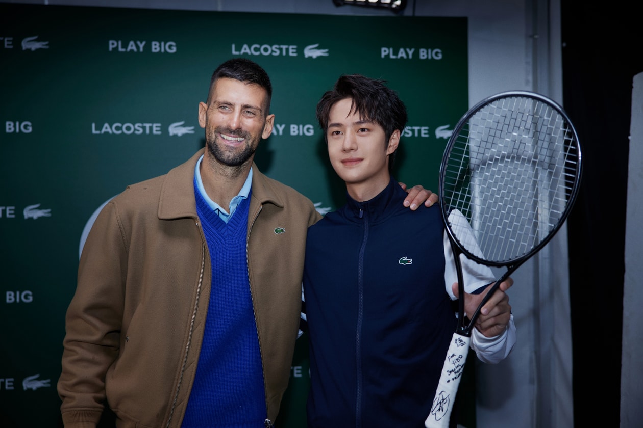 Lacoste Celebrates Novak Djokovic in Landmark Event at the Great Wall