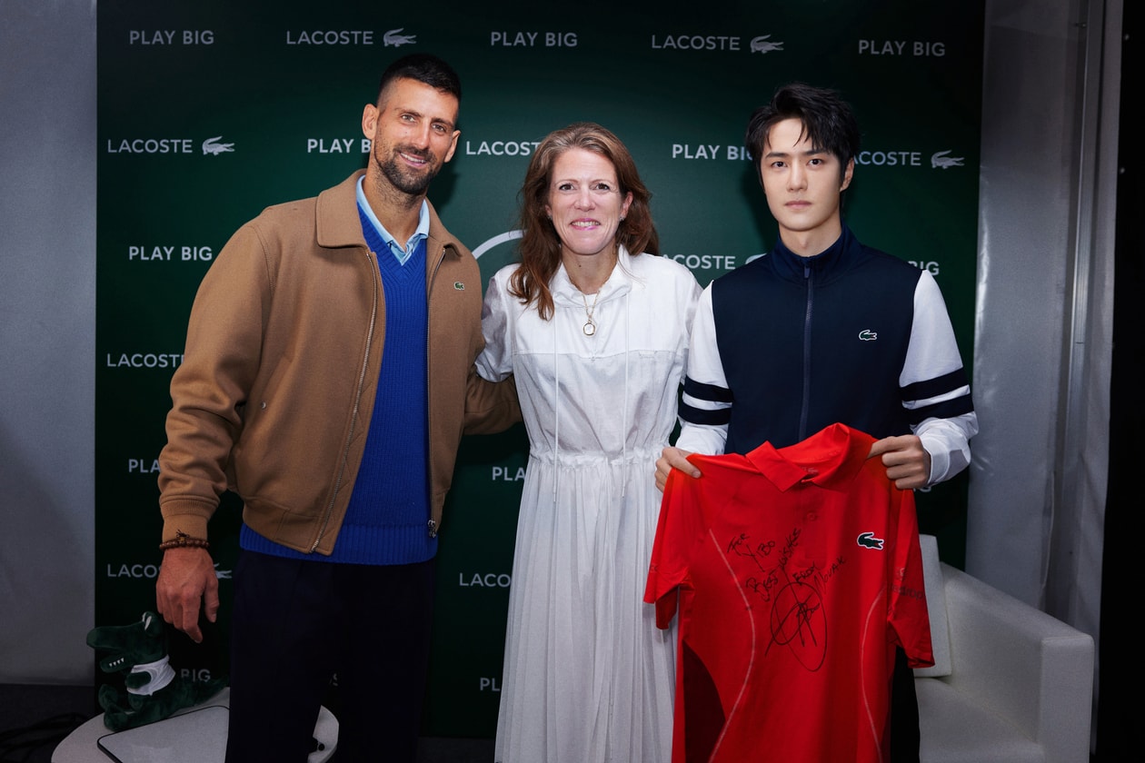 Lacoste Celebrates Novak Djokovic in Landmark Event at the Great Wall