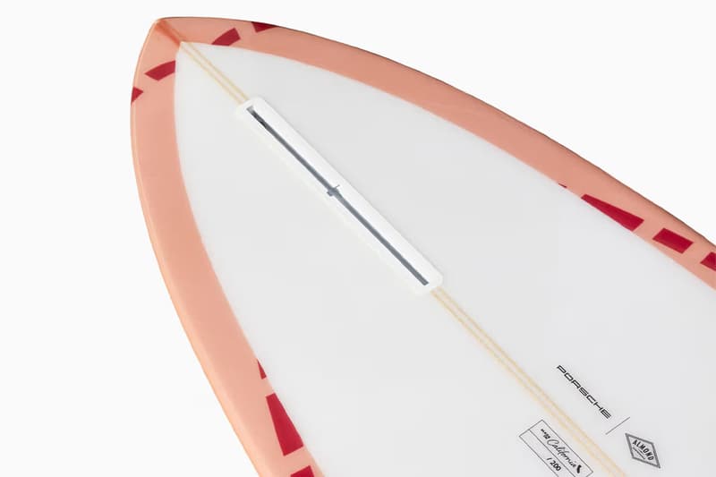 Porsche 攜手 Almond Surfboards 打造手工製作聯名衝浪板