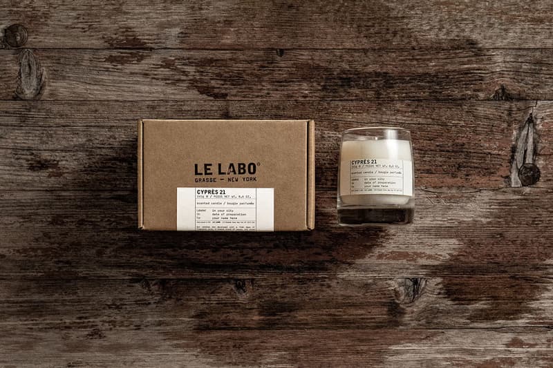 LE LABO 全新經典香氛蠟燭「絲柏 CYPRÈS 21」正式登場