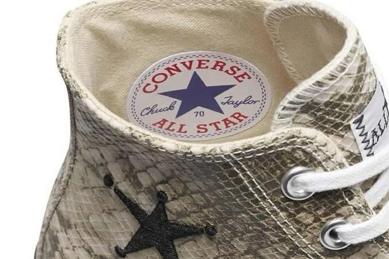 蟒蛇元素注入，Stüssy x Converse Chuck 70 最新秋冬聯名鞋款正式登場