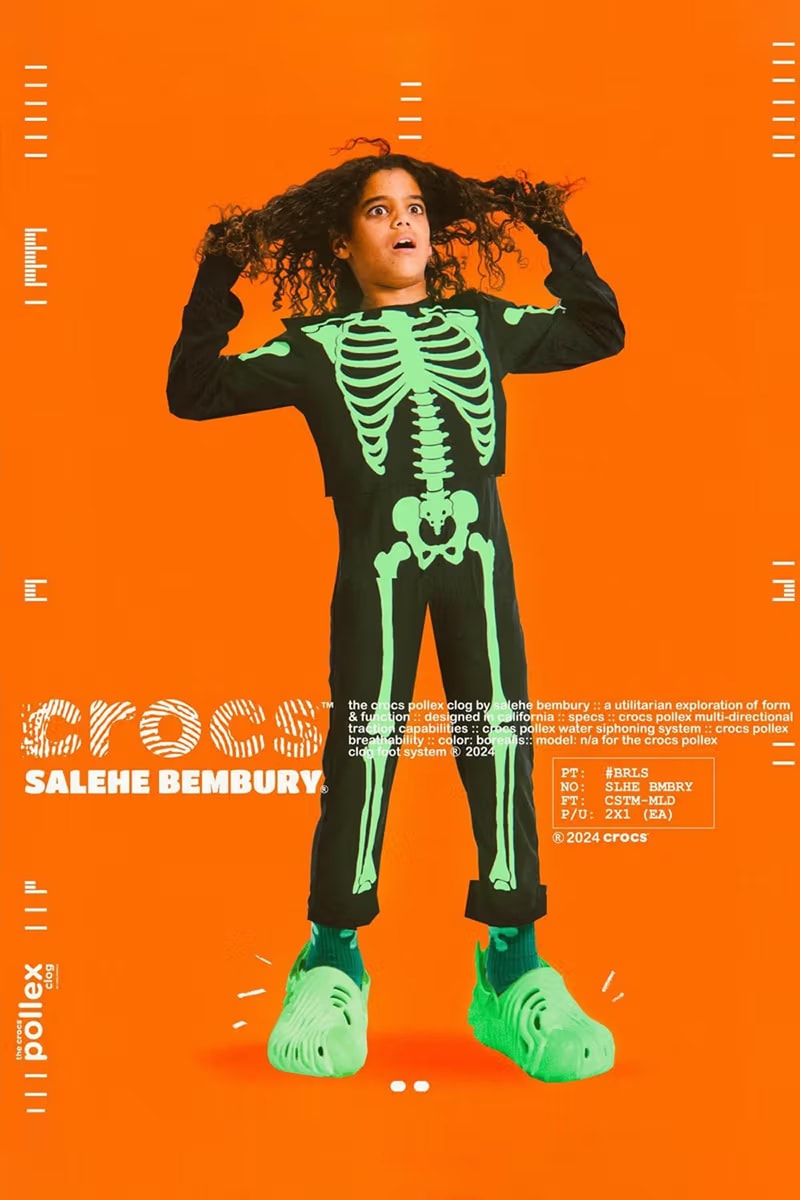 Salehe Bembury x Crocs Pollex Clog 最新配色「Manta」、「Borealis」正式登場