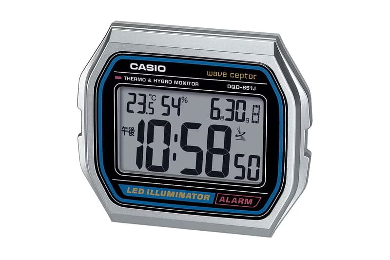 Casio 推出經典錶款造型桌鐘