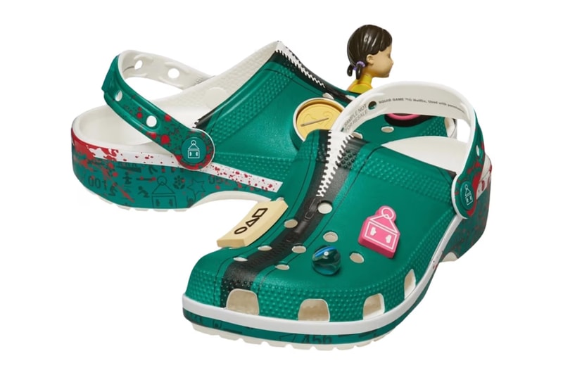 《魷魚遊戲 Squid Game》x Crocs Classic Clog 最新聯乘鞋款發佈