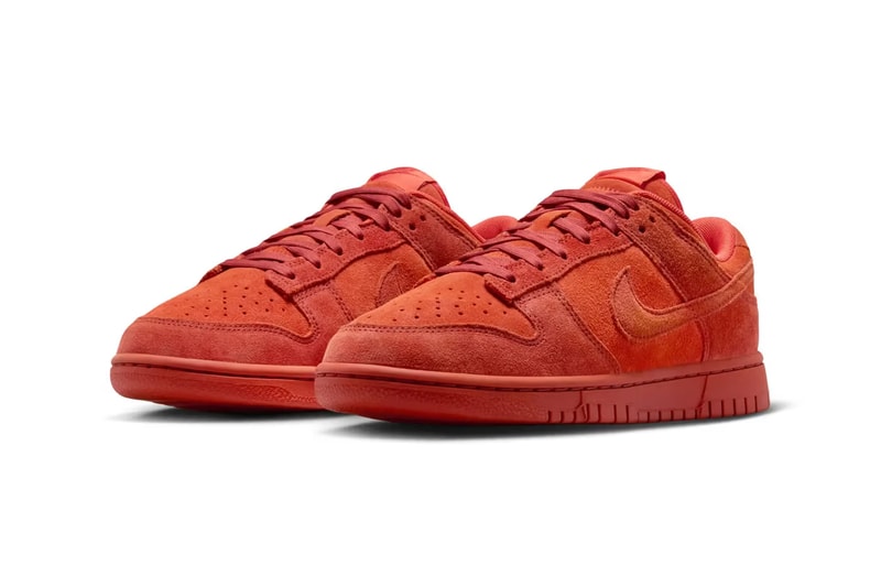 Nike Dunk Low SE 推出全新配色「Picante Red/Dragon Red」