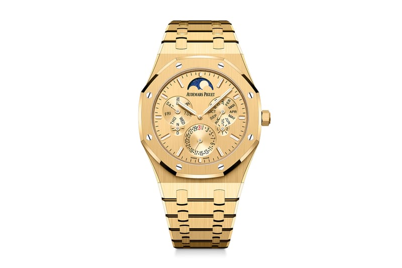 Audemars Piguet 正式發表 Royal Oak 大中華區限定超薄萬年曆黃金錶款