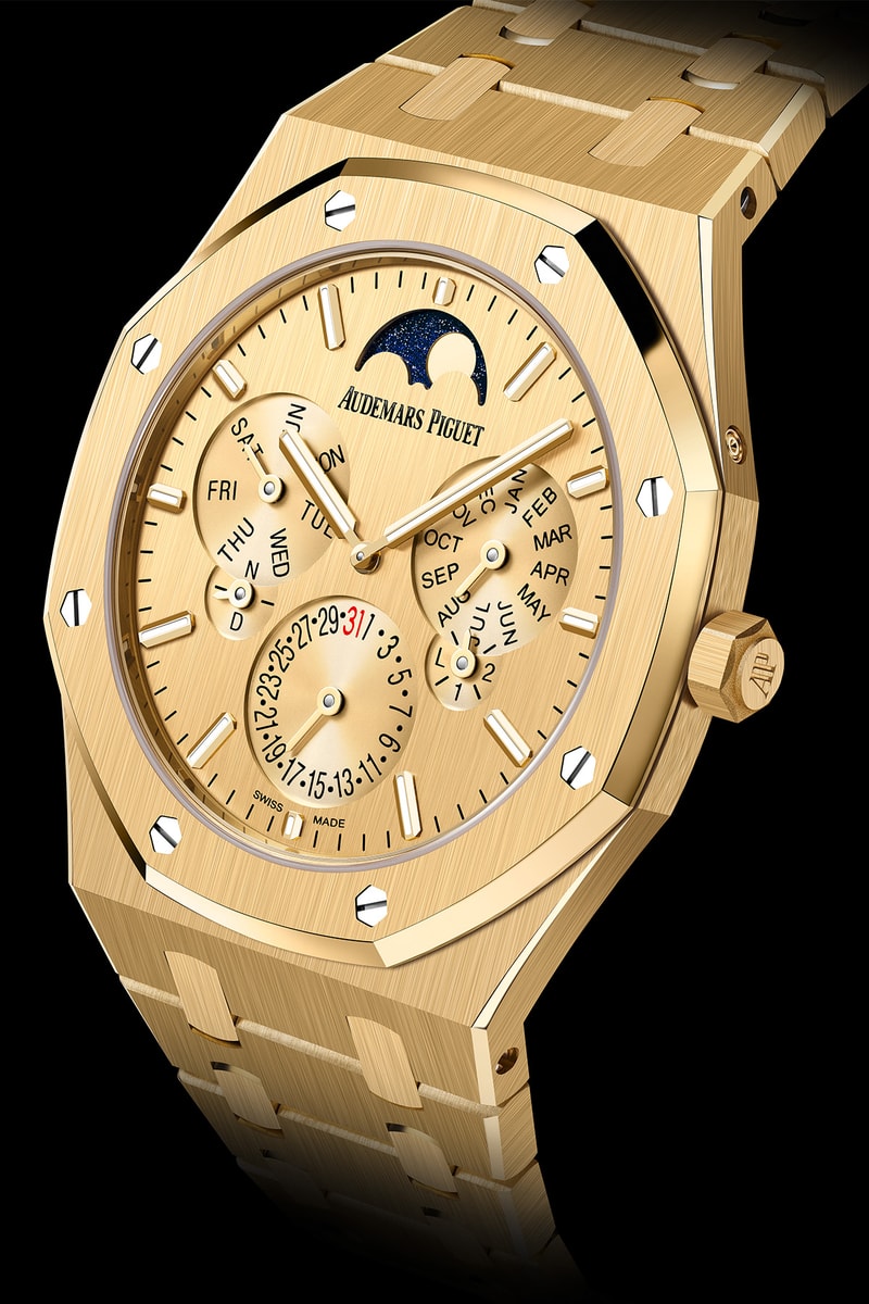 Audemars Piguet 正式發表 Royal Oak 大中華區限定超薄萬年曆黃金錶款