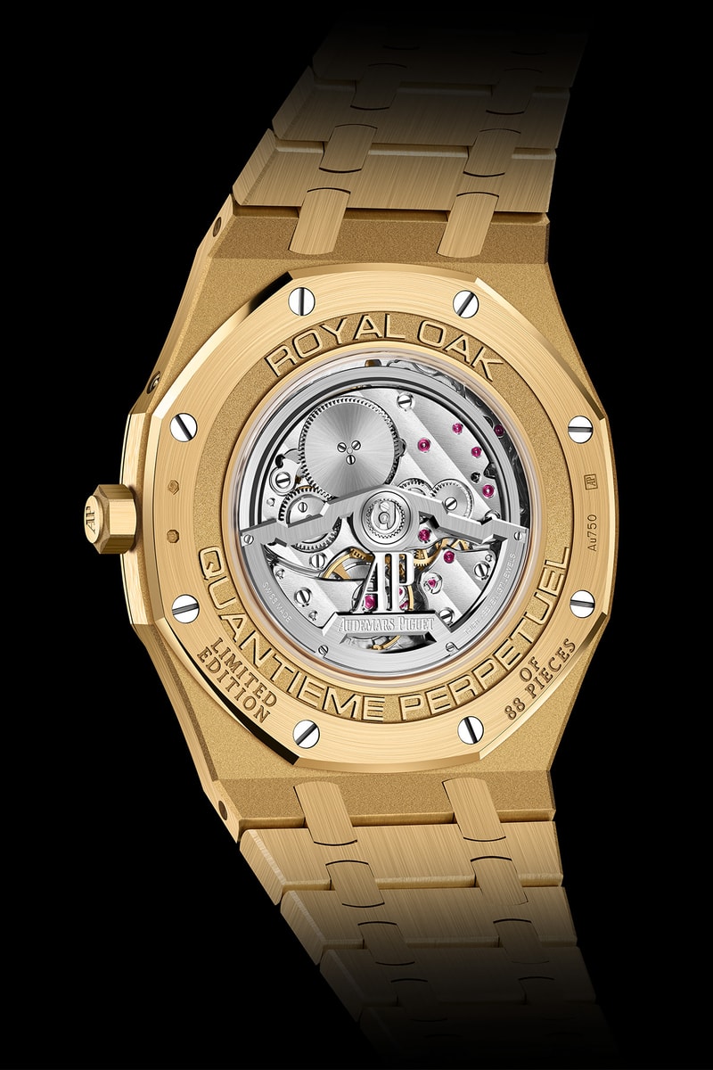 Audemars Piguet 正式發表 Royal Oak 大中華區限定超薄萬年曆黃金錶款