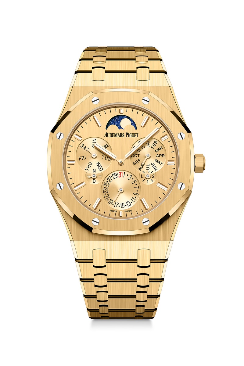 Audemars Piguet 正式發表 Royal Oak 大中華區限定超薄萬年曆黃金錶款