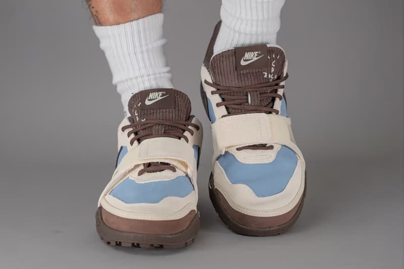 率先上腳 Travis Scott x Nike Zoom Field Jaxx 最新聯名配色「Leche Blue」