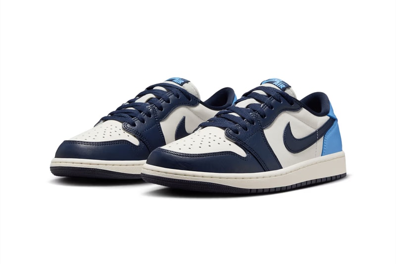 Air Jordan 1 Low OG 最新配色「Obsidian」率先曝光