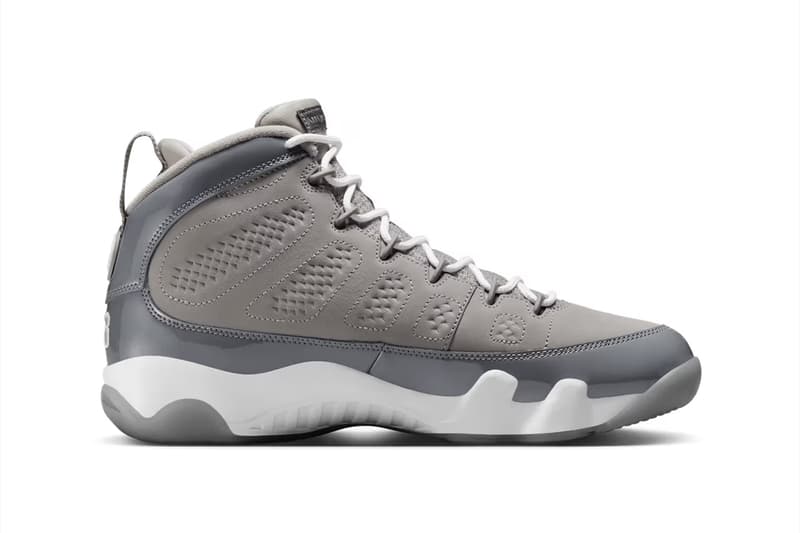 Air Jordan 9 最新復刻鞋款「Cool Grey」官方圖輯、發售情報正式公開