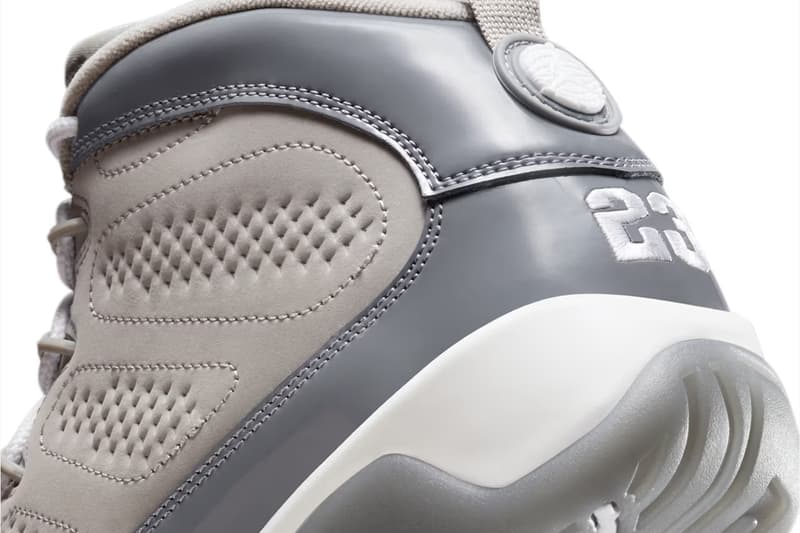 Air Jordan 9 最新復刻鞋款「Cool Grey」官方圖輯、發售情報正式公開